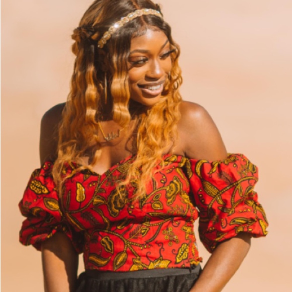 Africa style top